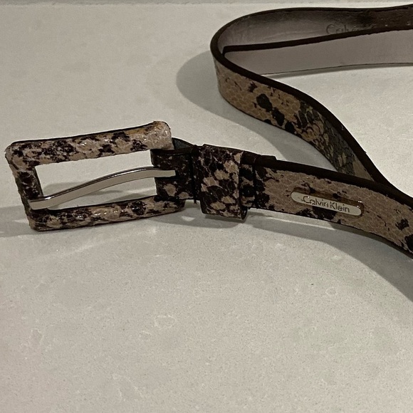 Vintage Calvin Klein Leather Belt - Size M - - Picture 5 of 10